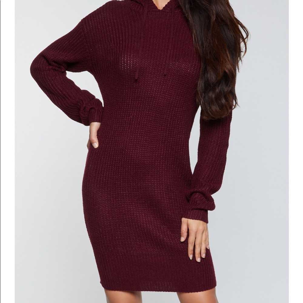 Cozy sweater dress